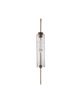 SL1145.341.01 Светильник настенный ST-Luce Латунь/Дымчатый E27 1*60W CALLANA-foto3