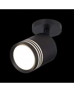 ST101.472.05 Светильник потолочный Черный LED 1*5W 4000K 390Lm Ra>80 120° D68xH140 170-240V CERIONE-foto3