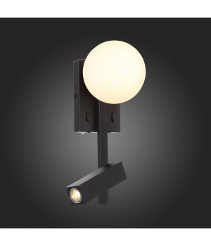 SL1581.401.02 Светильник настенный ST-Luce Черный/Белый LED 2*1+4W 3200K BOTELLI-foto5