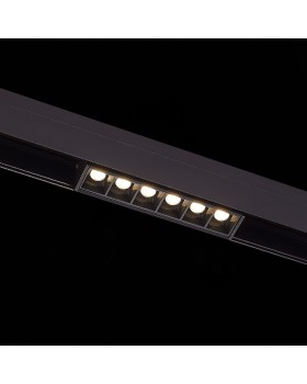 ST361.436.06 Магнитный трековый светильник Черный LED 1*6W 3000K 532Lm Ra>80 36° IP20 L115xW22xH44 48V SEIDE-foto4