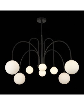 SL1204.402.08 Люстра потолочная ST-Luce Черный/Белый G9 8*5W JINETO-foto9