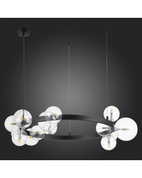 SL1165.402.15 Светильник подвесной ST-Luce Черный/Прозрачный G4 15*5W NECTON-foto4