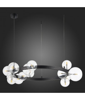 SL1165.402.15 Светильник подвесной ST-Luce Черный/Прозрачный G4 15*5W NECTON-foto4