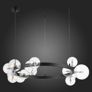 SL1165.402.15 Светильник подвесной ST-Luce Черный/Прозрачный G4 15*5W NECTON-foto4