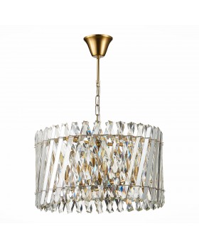 SL1170.303.06 Светильник подвесной ST-Luce Латунь/Прозрачный E14 6*40W FABIO-foto2