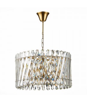 SL1170.303.06 Светильник подвесной ST-Luce Латунь/Прозрачный E14 6*40W FABIO-foto2