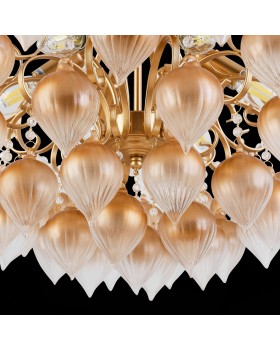 SL659.303.06 Люстра подвесная ST-Luce Золотистый/Золотистый E14 6*40W FRUTTI-foto6