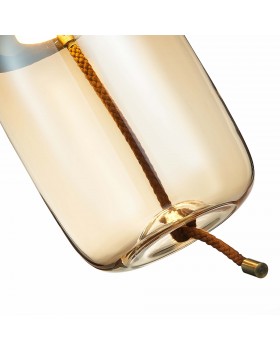 SL6108.323.01 Люстра подвесная ST-Luce Бронза/Янтарный LED 1*10W 3000K OZZIO-foto3