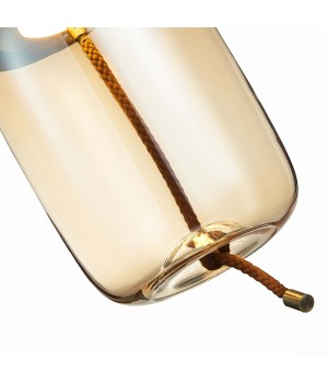 SL6108.323.01 Люстра подвесная ST-Luce Бронза/Янтарный LED 1*10W 3000K OZZIO-foto3