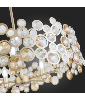 SL1172.203.05 Светильник подвесной ST-Luce Золотистый/Золотистый, Прозрачный E14 5*60W NAMIO-foto3