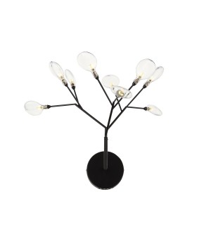 SL411.401.09 Бра ST-Luce Черный/Прозрачный G4 9*1,5W RICCARDO-foto3