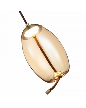 SL6108.333.01 Люстра подвесная ST-Luce Бронза/Янтарный LED 1*10W 3000K OZZIO-foto3