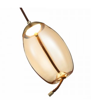 SL6108.333.01 Люстра подвесная ST-Luce Бронза/Янтарный LED 1*10W 3000K OZZIO-foto3