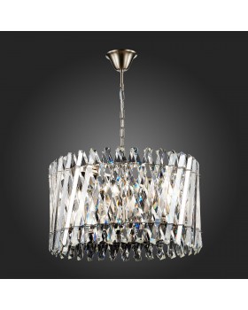 SL1170.103.06 Люстра подвесная ST-Luce Никель/Прозрачный E14 6*40W FABIO-foto3