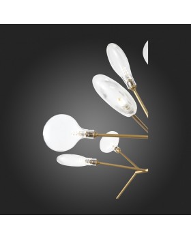 SL411.205.27 Торшер ST-Luce Золото/Прозрачный G4 27*3W RICCARDO-foto6