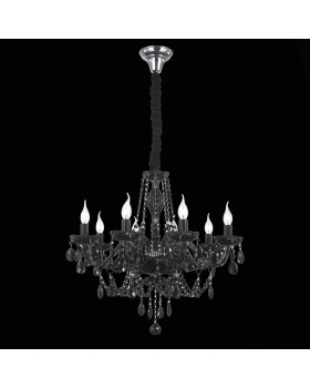 SL642.403.08 Люстра подвесная ST-Luce Черный, Хром/Черный E14 8*40W ODILIA-foto4