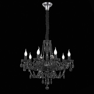 SL642.403.08 Люстра подвесная ST-Luce Черный, Хром/Черный E14 8*40W ODILIA-foto4