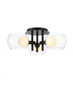 SL1483.402.03 Светильник потолочный ST-Luce Черный/Прозрачный, Белый G9 3*5W ELLETO-foto2