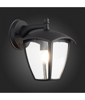 SL081.411.01 Светильник уличный настенный ST-Luce Черный/Черный, Прозрачный E27 1*40W SIVINO-foto7