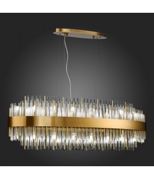 SL1158.303.32 Люстра подвесная ST-Luce Латунь/Латунь, Прозрачный G9 32*5W NITIDO-foto3