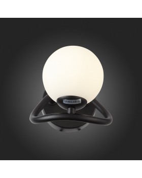 SL1502.401.01 Светильник настенный ST-Luce Черный/Белый G9 1*5W LEGATEZZA-foto3