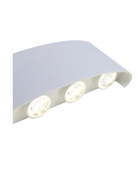 SL089.501.08 Светильник уличный настенный ST-Luce Белый кварцевый LED 8*1W 4000K BISELLO-foto14