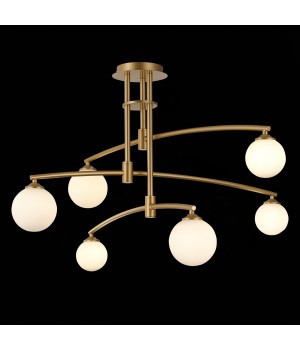 SL1208.302.06 Светильник потолочный ST-Luce Золотистый/Белый G9 6*5W SEMBRARE-foto4