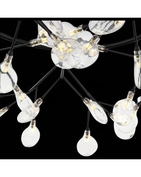 SL411.433.45 Люстра подвесная ST-Luce Черный/Прозрачный G4 45*1,5W RICCARDO-foto6