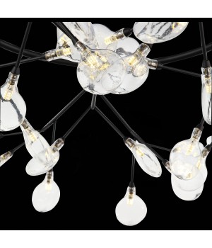 SL411.433.45 Люстра подвесная ST-Luce Черный/Прозрачный G4 45*1,5W RICCARDO-foto6