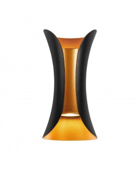 SL1584.401.01 Светильник уличный настенный ST-Luce Черный/Белый,Золотистый,Черный LED 1*12W 4000K COSETTO-foto2