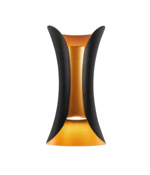 SL1584.401.01 Светильник уличный настенный ST-Luce Черный/Белый,Золотистый,Черный LED 1*12W 4000K COSETTO-foto2