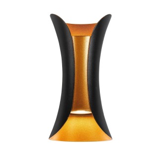 SL1584.401.01 Светильник уличный настенный ST-Luce Черный/Белый,Золотистый,Черный LED 1*12W 4000K COSETTO-foto2