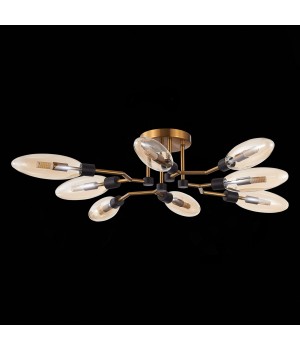 SL1174.302.08 Люстра потолочная ST-Luce Латунь/Коньячный G9 8*5W DESIMA-foto8