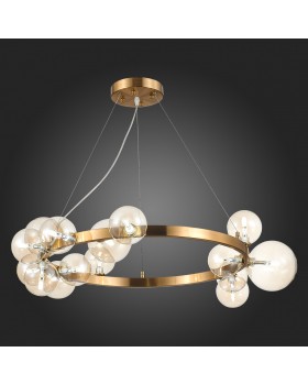 SL1165.303.15 Светильник подвесной ST-Luce Бронза/Коньячный G4 15*5W NECTON-foto5