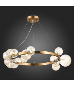 SL1165.303.15 Светильник подвесной ST-Luce Бронза/Коньячный G4 15*5W NECTON-foto5