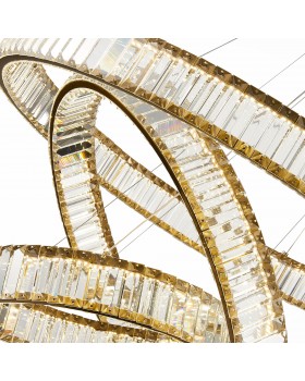 SL1622.303.03 Люстра подвесная ST-Luce Латунь/Прозрачный LED 1*122W 4000K TIVOLI-foto10