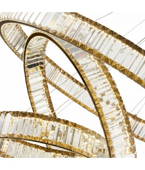 SL1622.303.03 Люстра подвесная ST-Luce Латунь/Прозрачный LED 1*122W 4000K TIVOLI-foto10