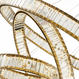 SL1622.303.03 Люстра подвесная ST-Luce Латунь/Прозрачный LED 1*122W 4000K TIVOLI-foto10