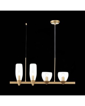 SL1119.203.04 Светильник подвесной ST-Luce Золотистый/Прозрачный E14 4*40W TENERESA-foto6