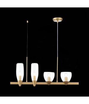 SL1119.203.04 Светильник подвесной ST-Luce Золотистый/Прозрачный E14 4*40W TENERESA-foto6