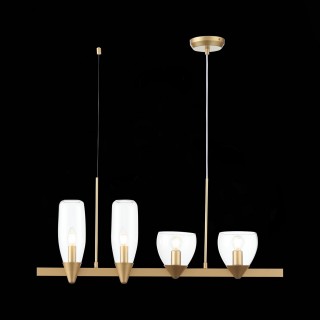 SL1119.203.04 Светильник подвесной ST-Luce Золотистый/Прозрачный E14 4*40W TENERESA-foto6