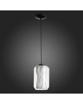 SL1169.103.01 Подвес ST-Luce Черный/Прозрачный, Белый E27 1*40W MARMO-foto8