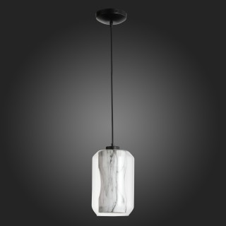 SL1169.103.01 Подвес ST-Luce Черный/Прозрачный, Белый E27 1*40W MARMO-foto8