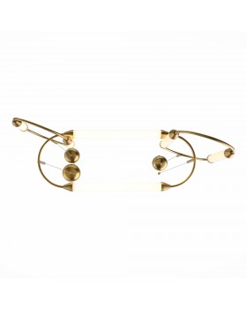 SL6004.303.06 Светильник подвесной ST-Luce Латунь/Белый LED 6*6W 3000K OLBIA-foto3