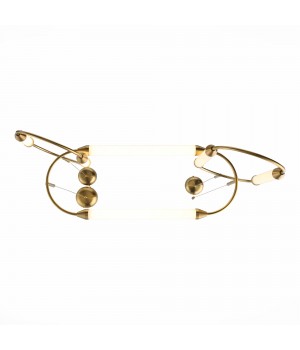 SL6004.303.06 Светильник подвесной ST-Luce Латунь/Белый LED 6*6W 3000K OLBIA-foto3