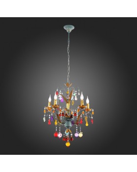 SL426.763.05 Люстра подвесная ST-Luce Разноцветный E14 5*40W JOANNA-foto5