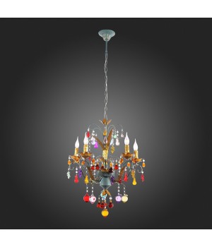 SL426.763.05 Люстра подвесная ST-Luce Разноцветный E14 5*40W JOANNA-foto5