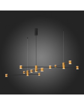 SL1596.423.22 Светильник подвесной ST-Luce Золотистый, Черный/Белый LED 22*3W 3000K ANICHITA-foto4