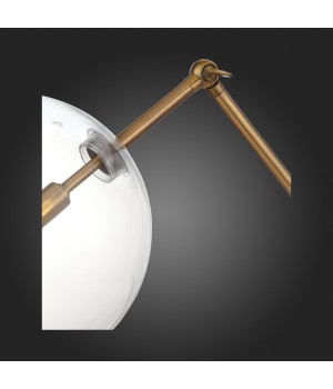 SL1205.304.01 Прикроватная лампа ST-Luce Латунь/Прозрачный G9 1*5W SANDRO-foto4