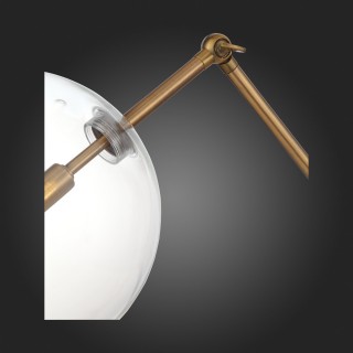 SL1205.304.01 Прикроватная лампа ST-Luce Латунь/Прозрачный G9 1*5W SANDRO-foto4